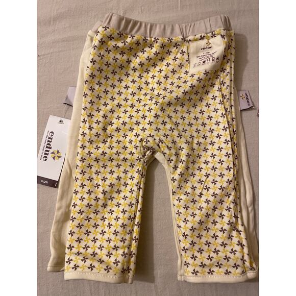 Endue Baby Pants Size 6-12 Months Organic Pima Cotton Reversible Newborn 4 Pairs - Picture 5 of 7
